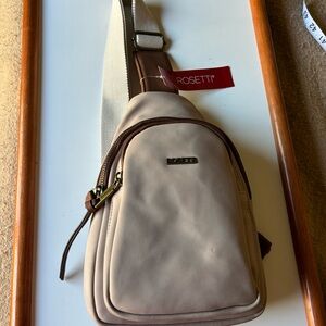Rosetti Beige and Brown  Sling Bag
